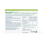 KadeFlora Lactic Acid Bacteria with Biotin 30 Capsules | Women's Vaginal Flora Probiotic | 3 Lactobacillus Strains | 10.8 Billion CFU | PZN 18071012