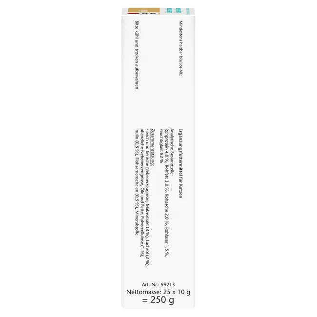 Doppelherz Anti-Hairball Complex for Cats | Malt, Salmon Oil, Inulin, Cellulose & Psyllium | Digestion & Hairball Support | 25 Licks | PZN 18110054