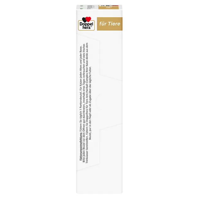 Doppelherz Anti-Hairball Complex for Cats | Malt, Salmon Oil, Inulin, Cellulose & Psyllium | Digestion & Hairball Support | 25 Licks | PZN 18110054