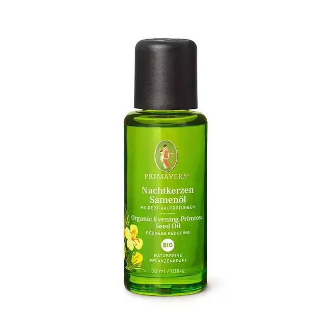 PRIMAVERA Organic Evening Primrose Seed Oil | Soothing Care for Dry, Sensitive & Irritated Skin | 30 ml | PZN 18195027