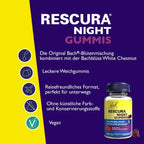 Bach RESCURA Day & Night Gummies Bundle | Original Bach Flower Essence Blend | Orange & Berry Flavors | Vegan | 2 × 60 Gummies PZN 18198936 + PZN 18198913 | Daily & Nighttime Wellness Set