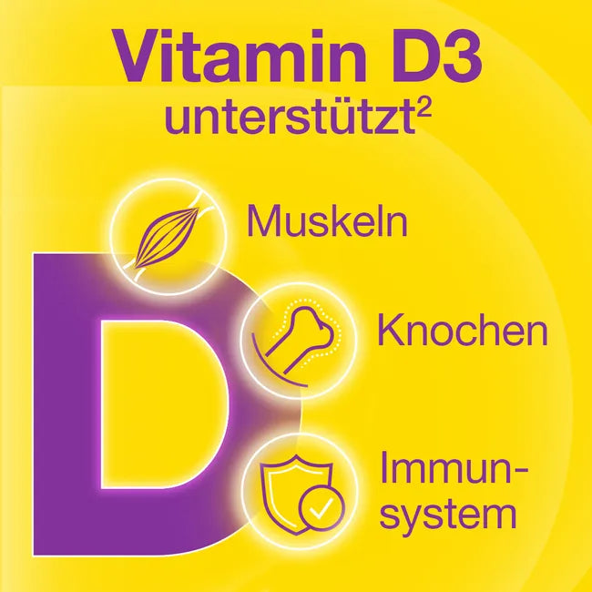 VIGANTOLVIT Vitamin D3 2000 IU Vegan | Plant-Based Vitamin D3 from Algae | Immune System, Bones & Muscle Support | 120 Vegan Soft Capsules | PZN 18199077