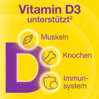 VIGANTOLVIT Vitamin D3 2000 IU Vegan | Plant-Based Vitamin D3 from Algae | Immune System, Bones & Muscle Support | 120 Vegan Soft Capsules | PZN 18199077