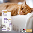 Doppelherz Relax Spray for Cats | Synthetic Feline Pheromones & Lavender | Calming Environment Spray for Home & Travel | 90 ml | PZN 18404689