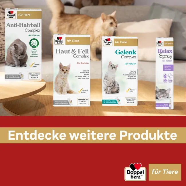 Doppelherz Relax Spray for Cats | Synthetic Feline Pheromones & Lavender | Calming Environment Spray for Home & Travel | 90 ml | PZN 18404689