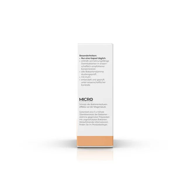 Lactobact PREMIUM Probiotic Capsules 30 Capsules | 11 Live Bacterial Strains | 8 Billion CFU | Gut Microbiome Support | PZN 18487422
