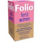 Folio fertil women 30 Soft Capsules | Female Fertility & Preconception Support | Bioactive Folate, DHA, Coenzyme Q10, Iron & Essential Micronutrients | PZN 18671404