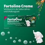 Fortolino Baby Care Cream with Almond Oil | Gentle Chest & Back Skin Care from 3 Months | Panthenol & Essential Oils | Vegan | 60g | PZN 18810277