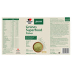 Doppelherz Green Superfood PURE | Spirulina, Chlorella, Wheatgrass, Matcha, Ashwagandha, Vitamins & Minerals | Vegan Greens Powder | 600 g | PZN 18839950