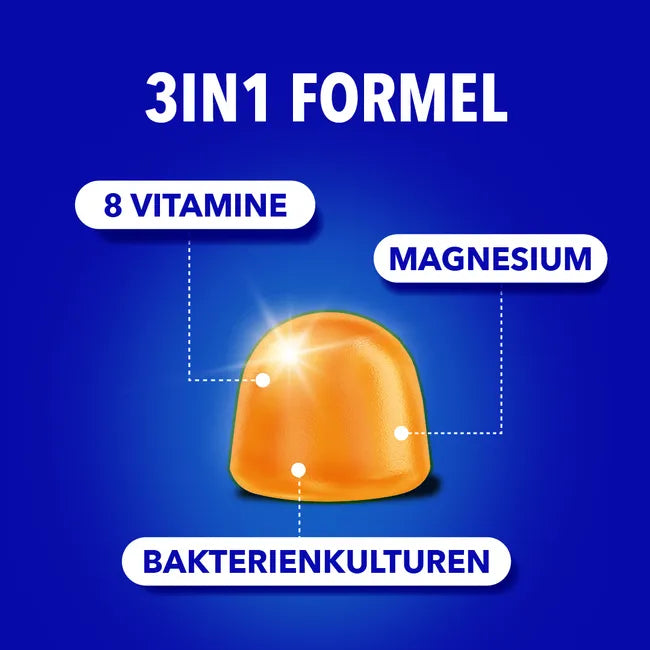 VIGANTOLVIT Vitamin D3 + Bion3 Immun Gummies + Bion3 Energy Gummies | Ultimate Wellness Gummy Bundle | 180 Gummies Total | Vitamin D, Multivitamins, Probiotics & Minerals PZN 18199060 + 18860200 + 18860192