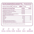 Nupure Probaflor® Probameno Menopause PRO 30 Delayed-Release Capsules | Women's Menopause Probiotic | 5 Live Probiotic Strains | Sage, Saffron, Vitamin D3, B6 & Chromium PZN 18889155
