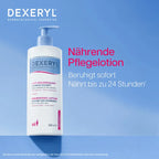 DEXERYL Nourishing Lotion | 24H Moisturising Care for Dry & Very Dry Sensitive Skin | Face & Body | From Birth | Fragrance-Free | 500 ml | PZN 19166453