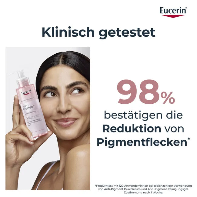 Eucerin Anti-Pigment Complete Routine Set | Cleanser + Dual Serum + Day Cream SPF30 + Night Cream + Eye Care | Complete Dark Spot & Brightening Skincare Made in Germany