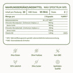 Nupure Probaflor Microbiotics Gastro-Resistant Capsules 90 pcs | Daily Probiotic Gut Flora Support | PZN 15399835
