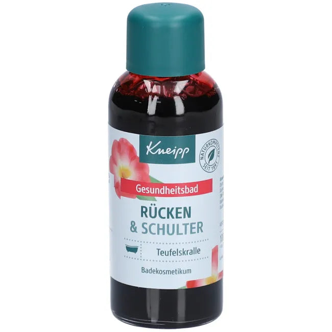 Kneipp Back & Shoulder Health Bath | Devil’s Claw, Lavender & Cajeput Essential Oils | Vegan | 100 ml | PZN 19372253