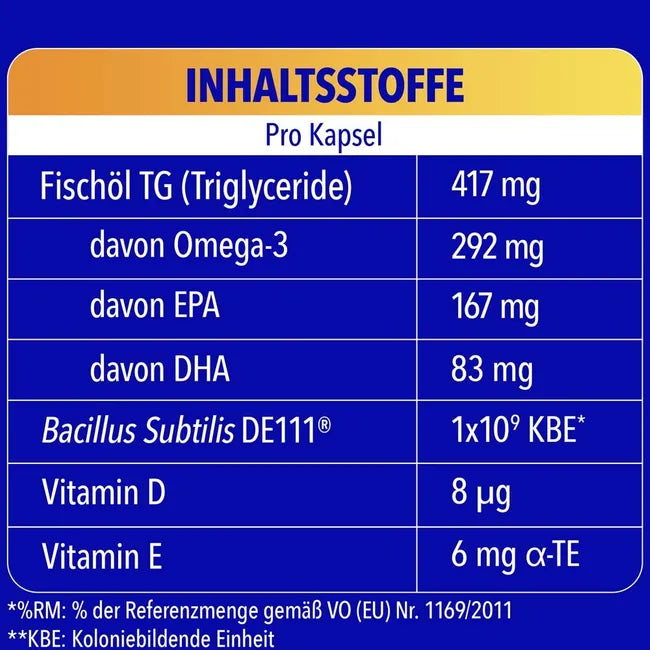 德国原装 Bion3 Multi + omega-3复合营养素2x30粒 提高免疫力，减少疲劳，保护心血管功能| PZN 19430306