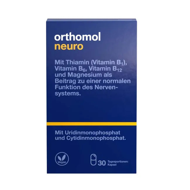 Orthomol 傲视宝神经营养素胶囊 30 粒 PZN 19440925