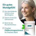nupure probadent forte | 3 Oral Probiotic Strains, 5 Billion CFU, Vitamin D3 & Biotin | Oral Microbiome & Gum Support | 90 Lozenges | PZN 19453916