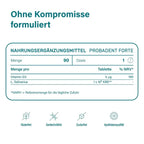 nupure probadent forte | 3 Oral Probiotic Strains, 5 Billion CFU, Vitamin D3 & Biotin | Oral Microbiome & Gum Support | 90 Lozenges | PZN 19453916