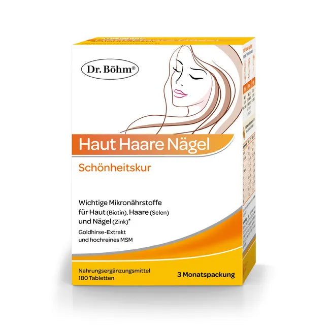 Dr. Böhm 皮肤头发指甲保养片 180粒 PZN 19485477