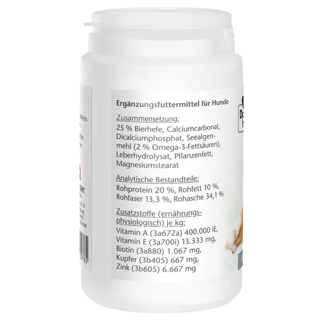Doppelherz Biotin Plus for Dogs | Biotin, Brewer’s Yeast, Omega-3, Zinc & Copper | Skin & Coat Support | 120 Tablets | PZN 19495665