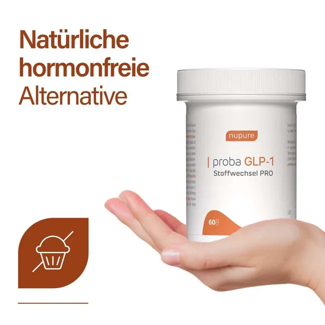Nupure核质GLP-1 PRO益生菌胶囊 60粒 PZN 19513446 促进饱腹感 支持平衡血糖水平