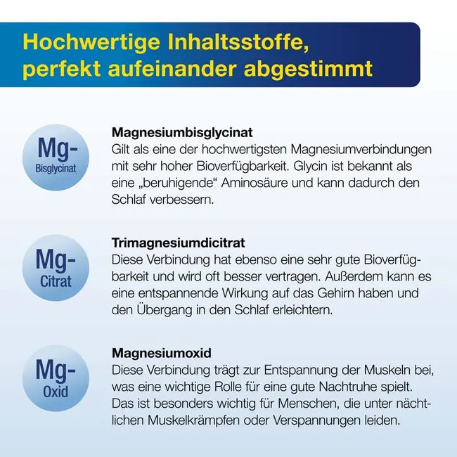 Baldriparan Magnesium | Premium 3-Form Magnesium Complex | Magnesium Bisglycinate + Trimagnesium Dicitrate + Magnesium Oxide | 300 mg Magnesium | Vegan | 60 Capsules PZN 19553871
