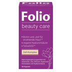Folio Beauty Care 30 Capsules | Vegan Beauty Capsules for Skin, Hair & Nails | Hyaluronic Acid, Biotin, Silicon & Folate | PZN 19630005