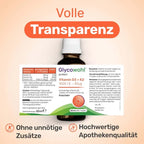 GLYCOWOHL Vitamin D3 + K2 Drops 40 ml 2 Bottles| 1000 IU Vitamin D3 + 30 μg K2VITAL® per Drop | 1,360 Drops Total  PZN 19745375
