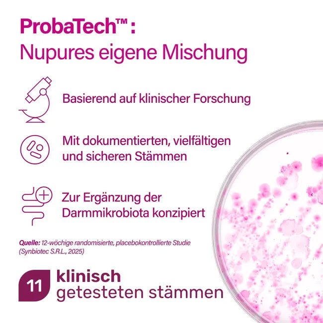 nupure Probaflor FEM Daily | Women's Probiotic | 44 Live Probiotic Strains | 20 Billion CFU | Cranberry, Chicory & Multivitamins | 60 Delayed-Release Capsules | PZN 19754262