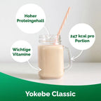 Yokebe Classic Meal Replacement Shake with Honey | High Protein, Vitamins & Minerals | Vegetarian & Gluten Free | 2 × 500 g | 1 kg Value Pack | PZN 19801501