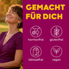 EUNOVA Menopause Day & Night | Red Clover, Hops, Saffron, Guarana, Passionflower & Sage | Hormone-Free Vegan | 2 × 30 Tablets | PZN 19873819