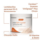 Nupure Proba GLP-1 Metabolism PRO | Inulin, Chromium, L. paracasei, B Vitamins & Carolean™ | Blood Sugar & Macronutrient Metabolism Support | Orange Powder | 210 g | PZN 19896453