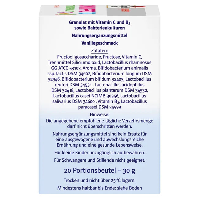 Doppelherz system OMNI PRO 10 Family Twin Pack 2 × 20 Sachets | 10 Probiotic Strains + Vitamin C & B2 | Family Probiotic Formula PZN 19908883