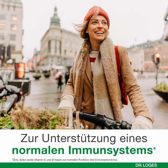 immunLoges Direkt | Vitamin C + D3, Zinc & Selenium with Spirulina & Beta-Glucans | Immune Support | 30 Drinking Ampoules | PZN 19927604