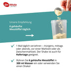 Dr. Wolz HAWEI Glucan Oat Protein Shake Natural | Oat Beta-Glucan, Whey Protein & Choline | High Protein & Fiber | 2 × 422 g | PZN 19995439