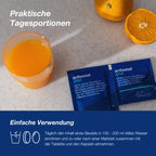 Orthomol Vital Orange | Vitamin B12 1,000 μg, Magnesium & Omega-3 | 30 Daily Portions | PZN 20182799