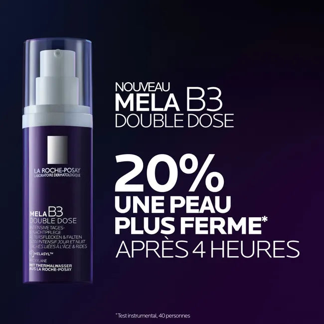 La Roche-Posay MELA B3 Double Dose 40ml | Intensive Day & Night Dark Spot Corrector with Melasyl™ & Proxylane™ | PZN 20418055