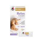 Doppelherz Relax Complex for Cats | L-Tryptophan, Alpha-Casozepin, Magnesium & B Vitamins | Calming & Relaxation Support | 25 Licks | PZN 18450169