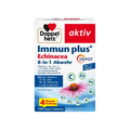 Doppelherz® aktiv Immun Plus Echinacea 8-in-1 DEPOT | Vitamin C 800 mg + Zinc + D3 | 120 Tablets | PZN 16708379