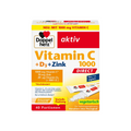 Doppelherz® aktiv Vitamin C 1000 DIRECT + D3 + Zinc | 1000 mg Vitamin C + 800 IU D3 | 40 Sticks | PZN 19528850