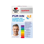 Doppelherz® system FOR HIM | Men’s Multivitamin + Pumpkin Seed, Pomegranate & CoQ10 | 30 DEPOT Tablets | PZN 10131861
