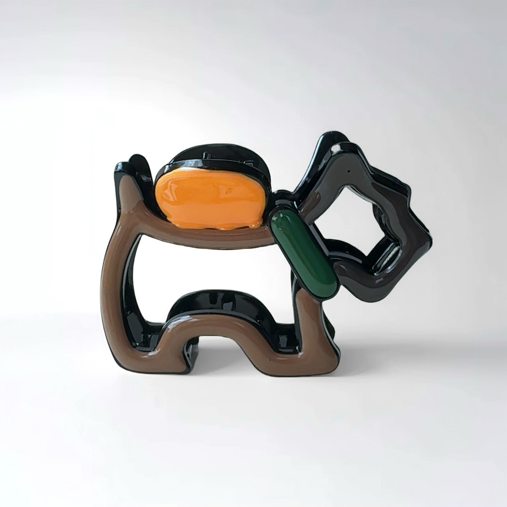 Puppy's Coffee Clip Square I Milk Coffee