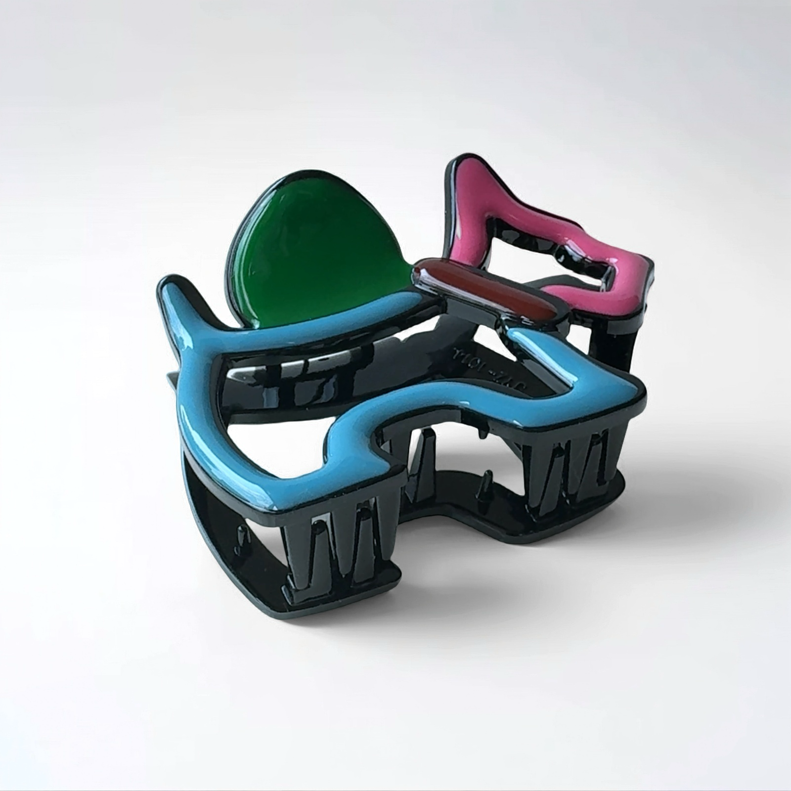 Welpens Kaarklammer Square I Pink & Blau