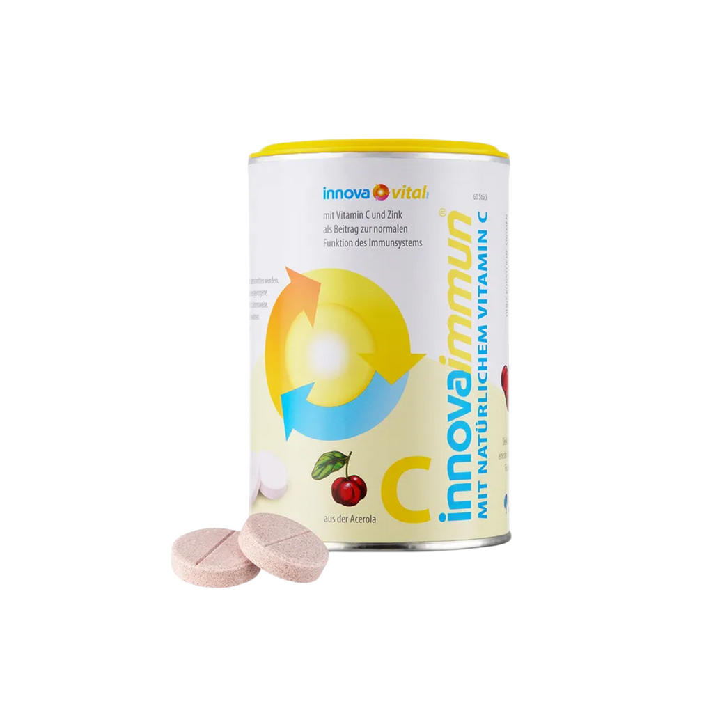 Innova Immun C | Vitamin C 550 mg, Zinc 10 mg & Acerola | Immune System & Antioxidant Support | 60 Chewable Tablets | PZN 13910608