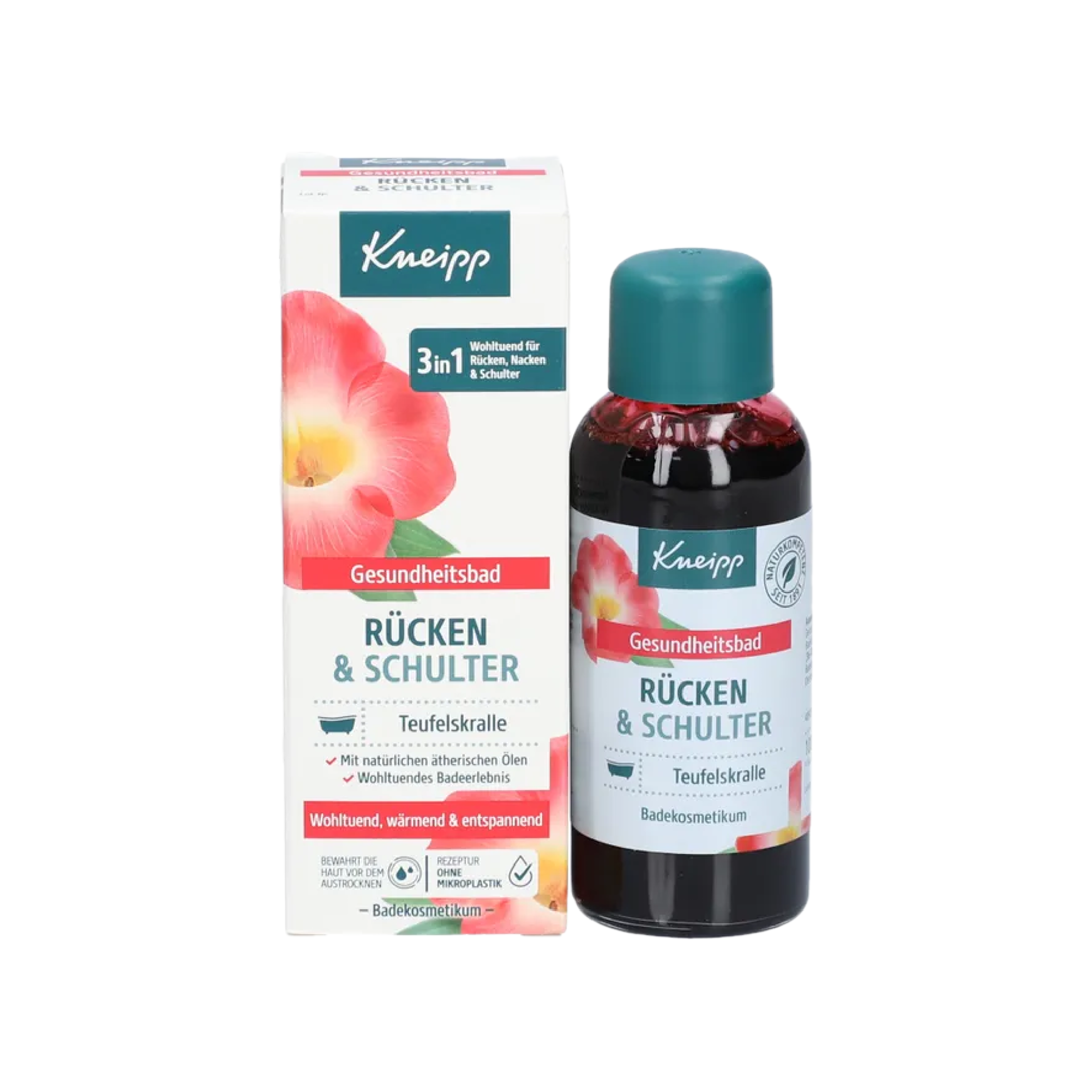 Kneipp Back & Shoulder Health Bath | Devil’s Claw, Lavender & Cajeput Essential Oils | Vegan | 100 ml | PZN 19372253