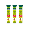 Kneipp Drainage Effervescent Tablets | Magnesium + Calcium + Vitamins C & E + Nettle Extract | Pineapple Flavour | 3 × 20 Tablets | 60 Tablets | PZN 06089432