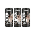 Layenberger 3K Protein Shake Dark Chocolate | 74%+ Protein, Whey, Casein & Soy with L-Carnitine, Vitamins & Calcium | 3 × 360 g | PZN 18163820