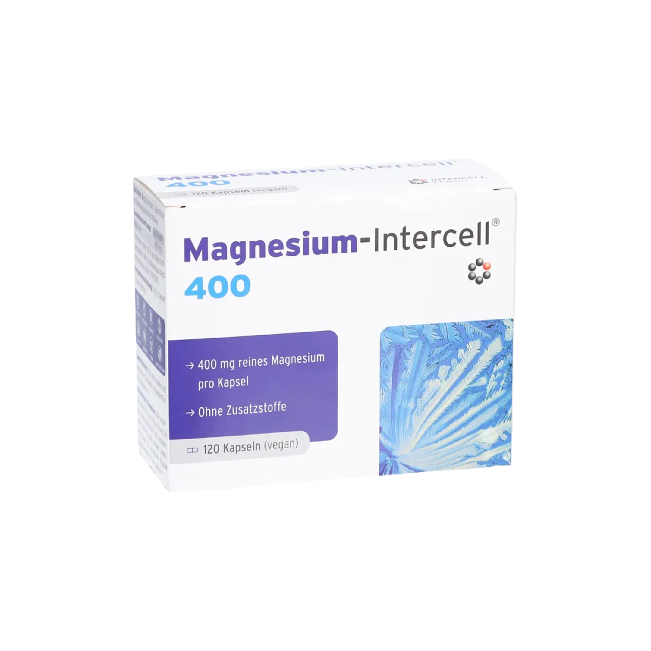 Magnesium-Intercell 400 | High-Dose Magnesium 400 mg | Muscle, Nerve & Energy Support | 120 Capsules | PZN 19275656
