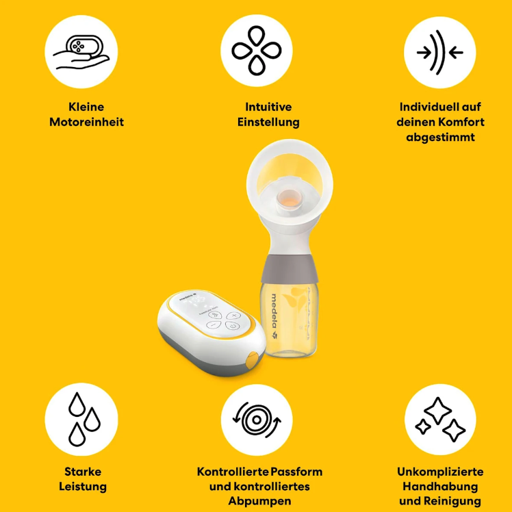 Medela Freestyle™ Mini Electric Breast Pump | Compact & Lightweight | 9 Levels, 2-Phase Expression™, USB-C Rechargeable